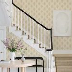 Brewster Home Fashions Mersenne Beige Geometric Wallpaper - SKU 4025-82539