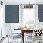 Brewster Home Fashions Mersenne Indigo Geometric Wallpaper - SKU 4025-82541