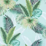Brewster Home Fashions Miami Mint Palms Wallpaper - SKU AH921406