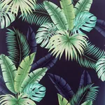 Brewster Home Fashions Miami Navy Palms Wallpaper - SKU AH921407
