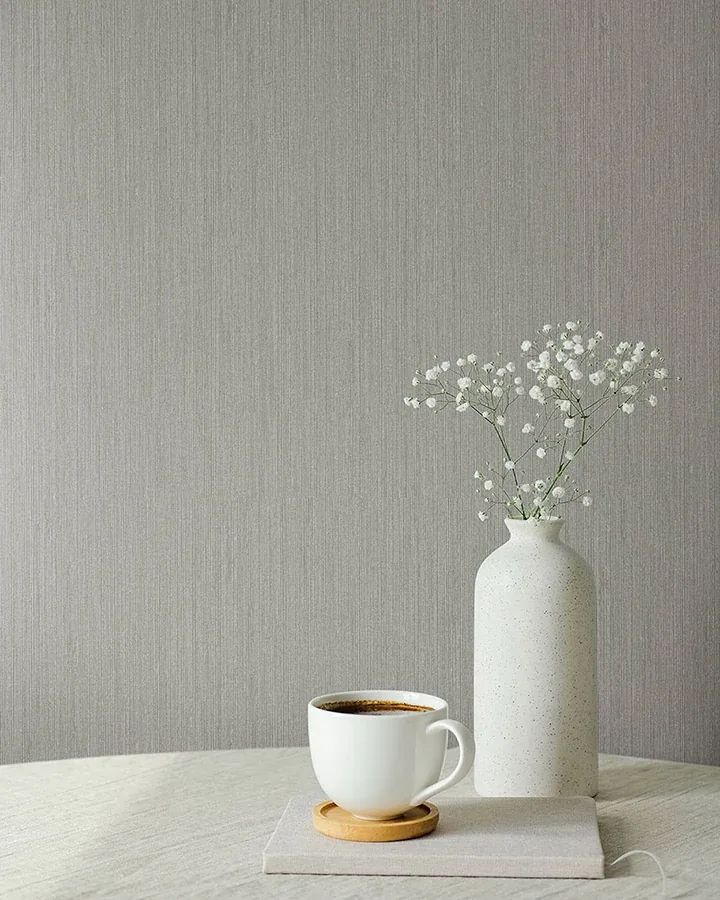 Brewster Home Fashions Midolin Canvas Taupe Texture Wallpaper - SKU 4171-17204