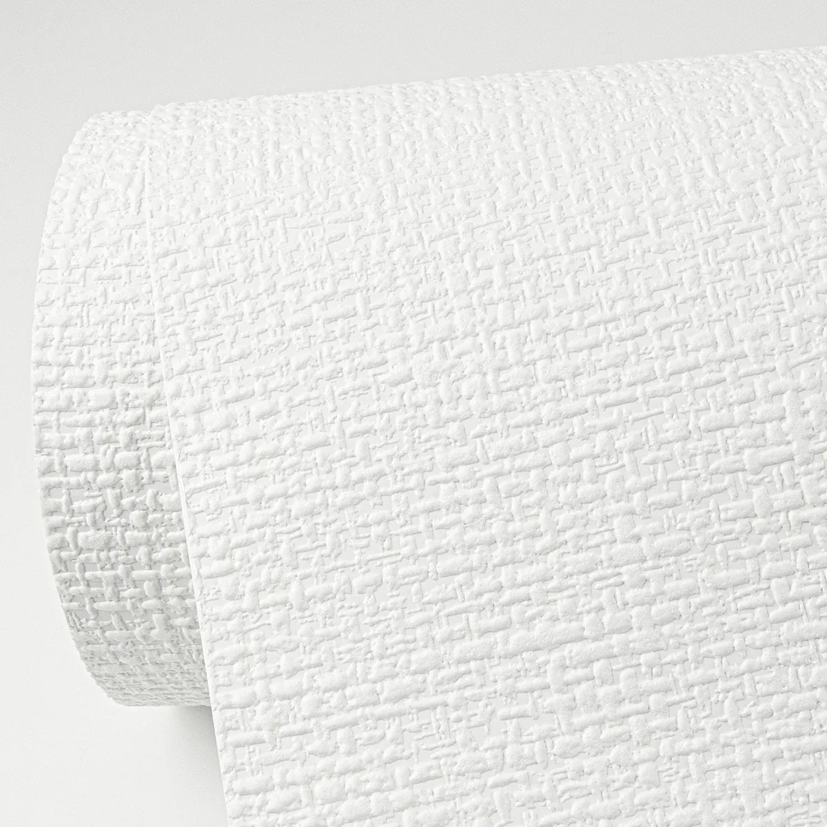 Brewster Home Fashions Minehan White Knit Texture Woven Paintable Wallpaper - SKU 4000-96294