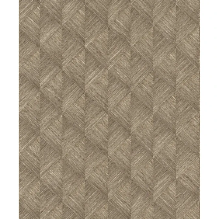 Brewster Home Fashions Miro Brown Geo Wallpaper - SKU 2980-687934