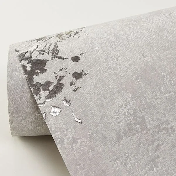 Brewster Home Fashions Misty Grey Distressed Dandelion Wallpaper - SKU 2904-00303