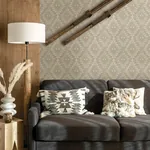 Brewster Home Fashions Montana Beige Wallpaper - SKU 4142-72603