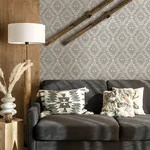 Brewster Home Fashions Montana Sapphire Wallpaper - SKU 4142-72608