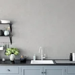 Brewster Home Fashions Monty Grey Faux Fabric Wallpaper - SKU AH532503