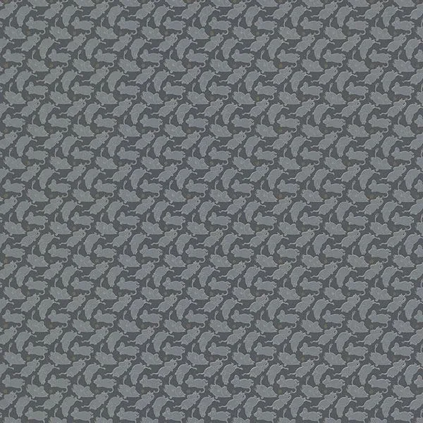SD5167-1 | Moomintroll Dark Grey Novelty Wallpaper