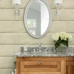 Brewster Home Fashions Morgan Wheat Distressed Wood Wallpaper - SKU 4072-70011