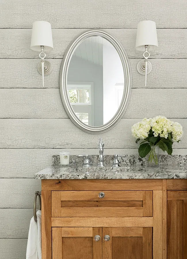 Brewster Home Fashions Morgan White Distressed Wood Wallpaper | Wallpaper Twins Brewster Home Fashions Morgan White Distressed Wood Wallpaper - SKU 4072-70010