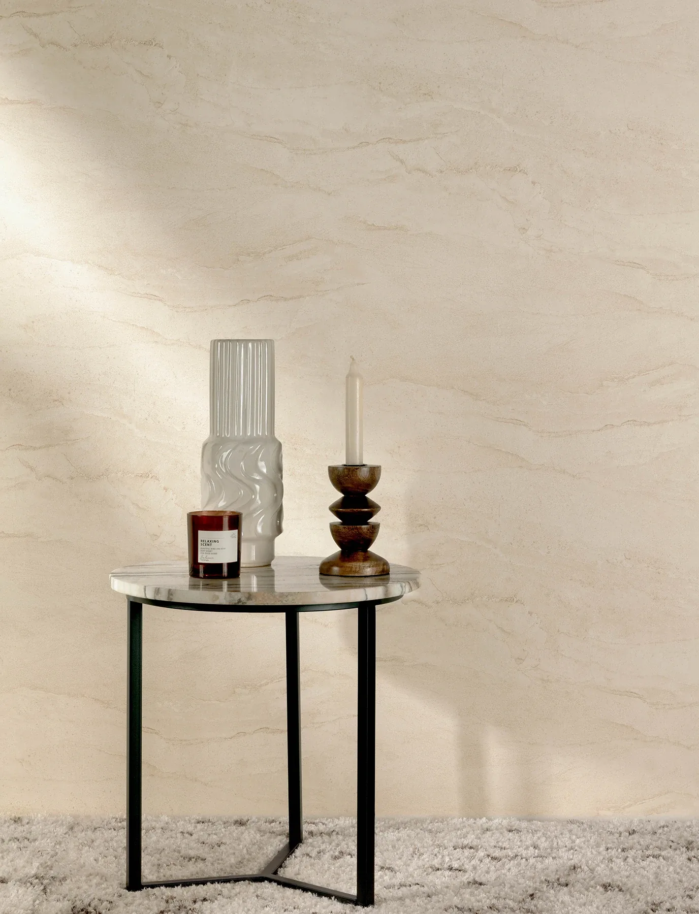 Brewster Home Fashions Morgana Off-White Stone Wallpaper - SKU 4191-83000