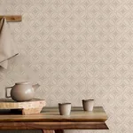 Brewster Home Fashions Morgrove Beige Trellis Wallpaper - SKU 4164-M1835