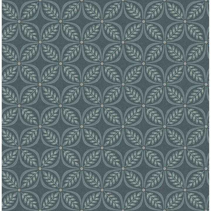 4164-M1834 | Morgrove Blue Trellis Wallpaper