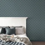 Brewster Home Fashions Morgrove Blue Trellis Wallpaper - SKU 4164-M1834