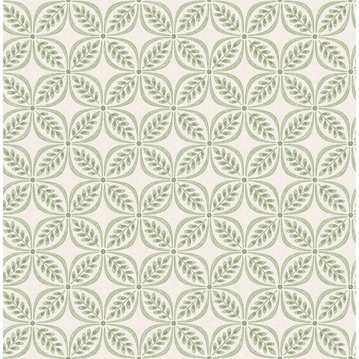 4164-M1832 | Morgrove Green Trellis Wallpaper