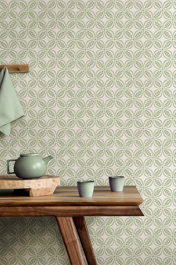Brewster Home Fashions Morgrove Green Trellis Wallpaper - SKU 4164-M1832