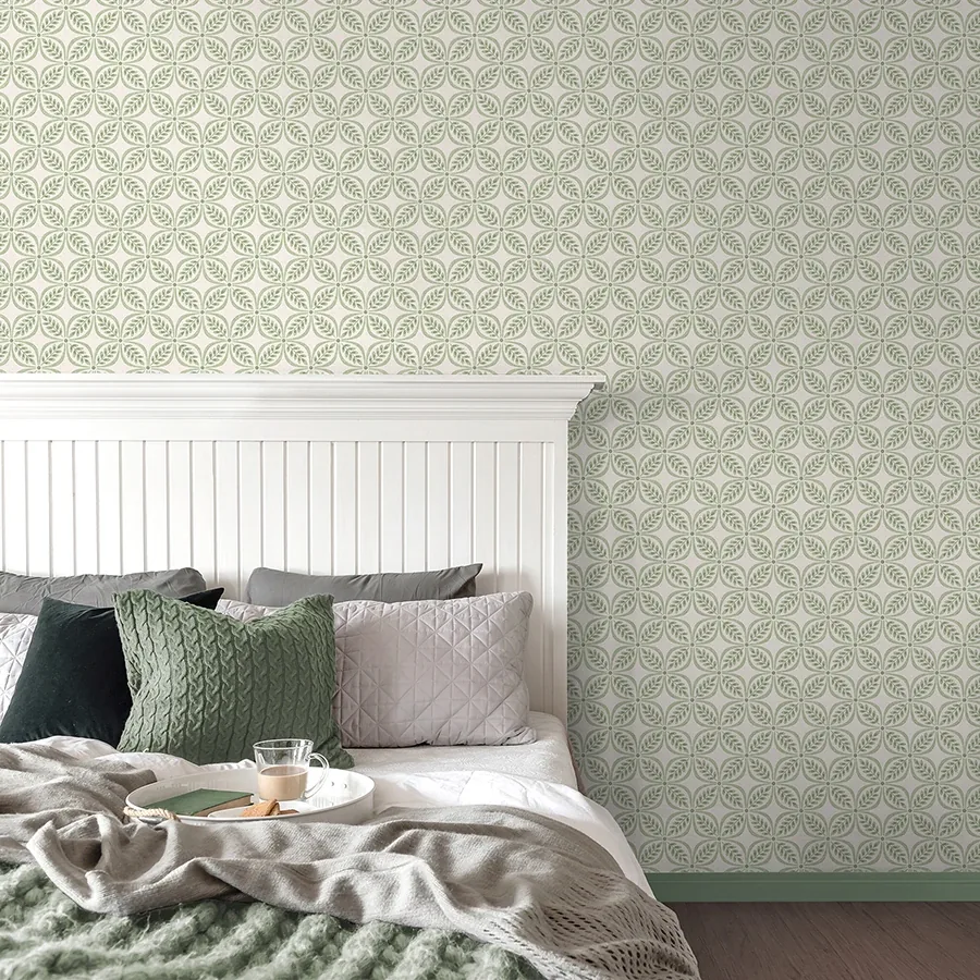 Brewster Home Fashions Morgrove Green Trellis Wallpaper - SKU 4164-M1832