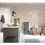 Brewster Home Fashions Morris Beige Natural Stone Wallpaper - SKU AS692429