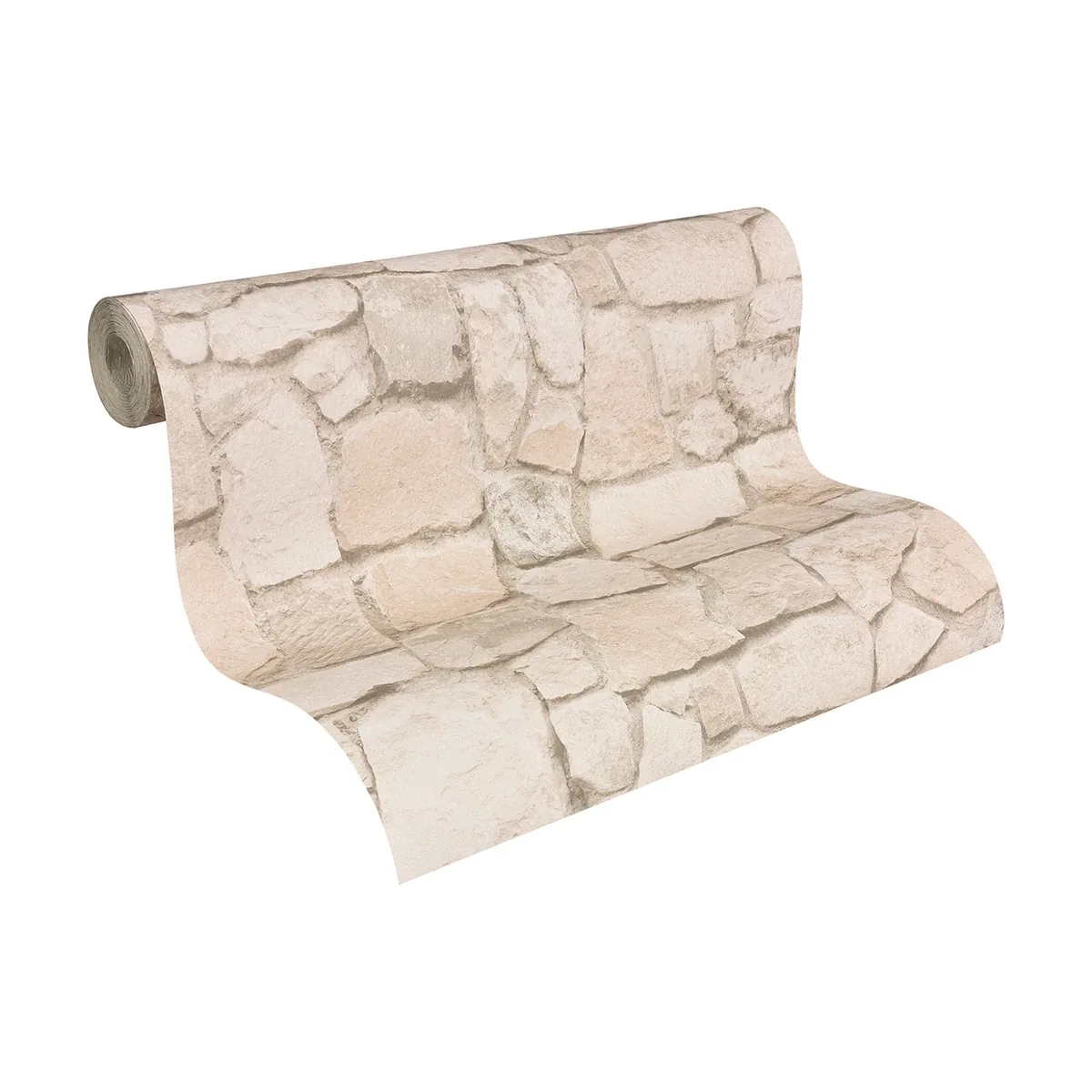 Brewster Home Fashions Morris Beige Natural Stone Wallpaper - SKU AS692429