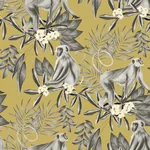 Brewster Home Fashions Morris Mustard Tropical Jungle Wallpaper - SKU WLD53110W