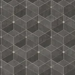 Brewster Home Fashions Muir Chocolate Geo Wallpaper - SKU 4082-382024