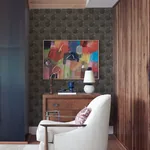 Brewster Home Fashions Muir Chocolate Geo Wallpaper - SKU 4082-382024