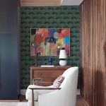 Brewster Home Fashions Muir Teal Geo Wallpaper - SKU 4082-382023