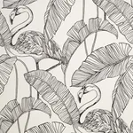 Brewster Home Fashions Mulholland White Flamingo Wallpaper - SKU FD42944