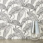 Brewster Home Fashions Mulholland White Flamingo Wallpaper - SKU FD42944