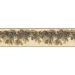 Brewster Home Fashions Multicolor Pinecone Forest Wallpaper | Wallpaper Twins Brewster Home Fashions Multicolor Pinecone Forest Wallpaper - SKU 3118-01391B