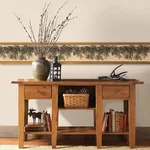 Brewster Home Fashions Multicolor Pinecone Forest Wallpaper | Wallpaper Twins Brewster Home Fashions Multicolor Pinecone Forest Wallpaper - SKU 3118-01391B