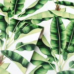 Brewster Home Fashions Musa Green Palm Tree Wallpaper | Wallpaper Twins Brewster Home Fashions Musa Green Palm Tree Wallpaper - SKU AH909604