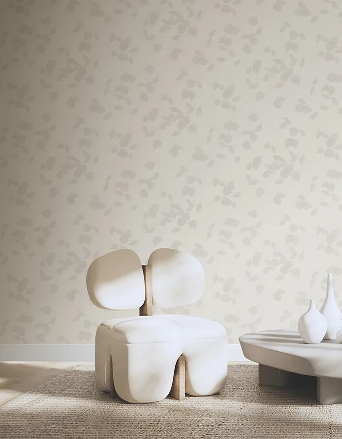 Brewster Home Fashions Myles Sterling Leaves Wallpaper - SKU 4174-4649
