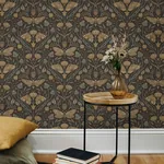 Brewster Home Fashions Mystic Moth Black Forest Magic Wallpaper - SKU 4169-83116