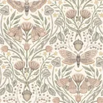Brewster Home Fashions Mystic Moth Blush Forest Magic Wallpaper - SKU 4169-83119
