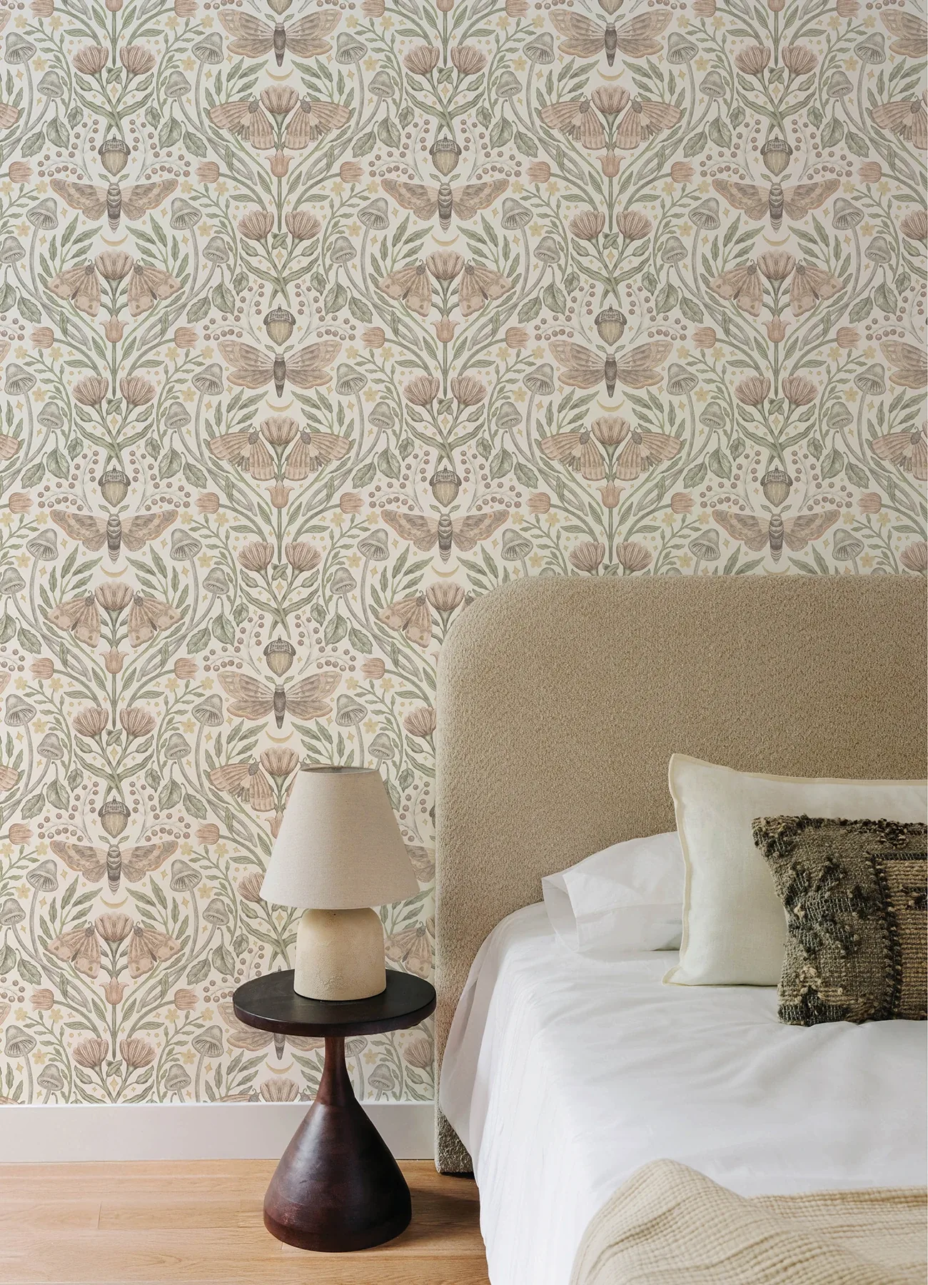 Brewster Home Fashions Mystic Moth Blush Forest Magic Wallpaper - SKU 4169-83119