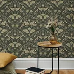 Brewster Home Fashions Mystic Moth Dark Green Forest Magic Wallpaper - SKU 4169-83120