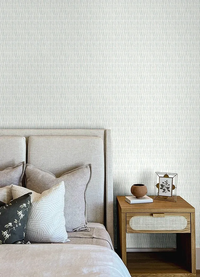 Brewster Home Fashions Nabi Aqua Geometric Wallpaper - SKU 4148-27466