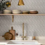 Brewster Home Fashions Nabi Charcoal Geometric Wallpaper - SKU 4148-27463