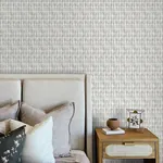 Brewster Home Fashions Nabi Charcoal Geometric Wallpaper - SKU 4148-27463
