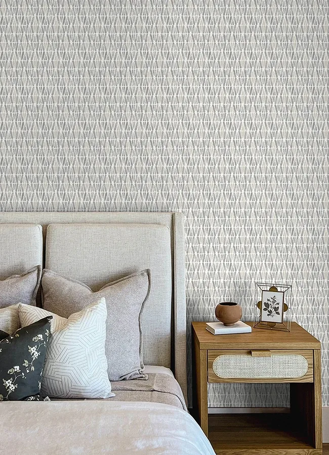 Brewster Home Fashions Nabi Charcoal Geometric Wallpaper - SKU 4148-27463
