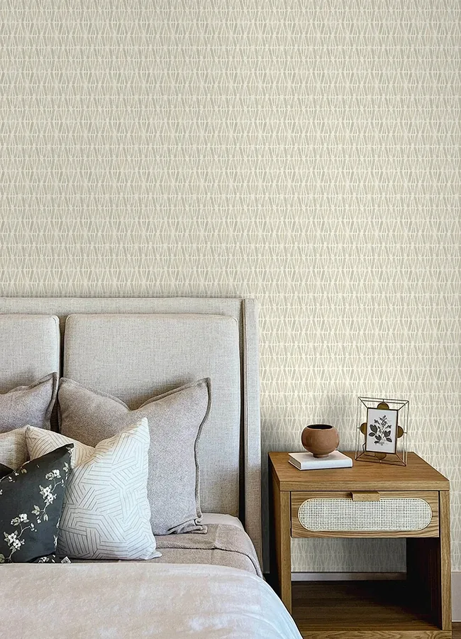 Brewster Home Fashions Nabi Neutral Geometric Wallpaper - SKU 4148-27465