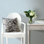 Brewster Home Fashions Napa Blue Geometric Wallpaper - SKU 3117-24175