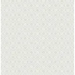 Brewster Home Fashions Napa Light Grey Grey Geometric Wallpaper - SKU 3117-24177