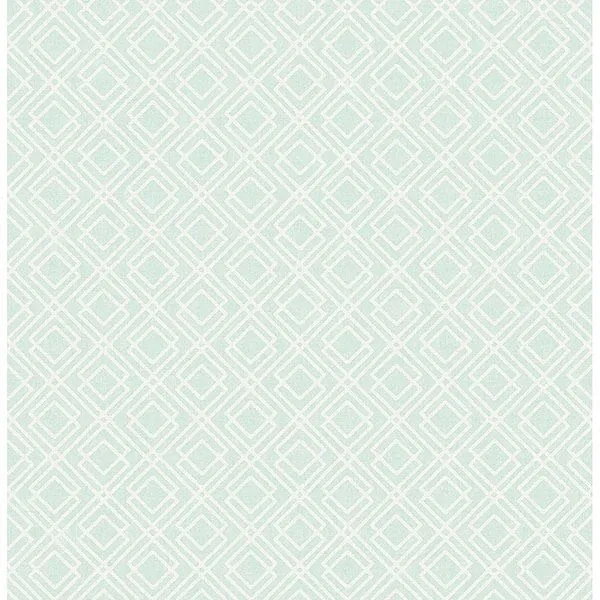 Brewster Home Fashions Napa Mint Geometric Wallpaper - SKU 3117-24176