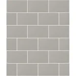 Brewster Home Fashions Neale Light Grey Subway Tile Wallpaper - SKU 2814-M1123