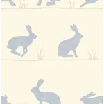 Brewster Home Fashions Nell Beige Rabbit Wallpaper - SKU 2900-41266