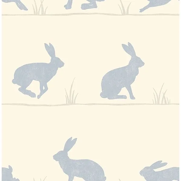 Brewster Home Fashions Nell Beige Rabbit Wallpaper - SKU 2900-41266
