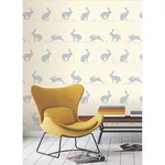Brewster Home Fashions Nell Beige Rabbit Wallpaper - SKU 2900-41266