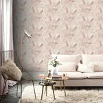 Brewster Home Fashions Nell Blush Tropical Wallpaper - SKU AH297107